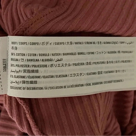 Hollister Women Top Y2K Button Up Pink Long Sleeve Tee Cotton Blend Shirt Sz S - Picture 8 of 8